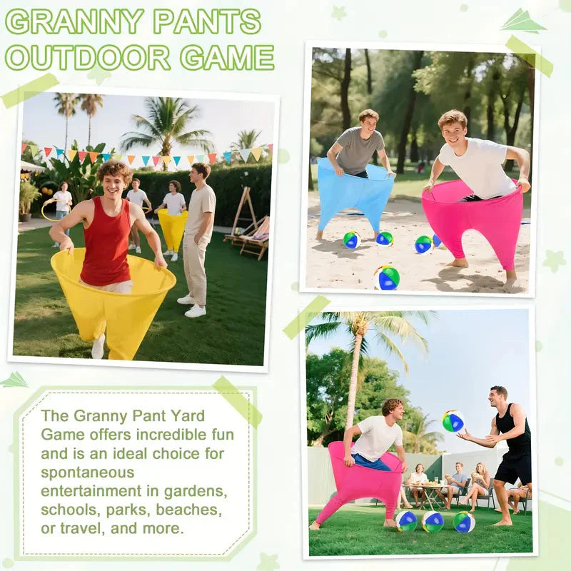 GrannyBouncePants™ Catch & Toss Game - Hilarious Screen-Free Fun for Kids and Grownups