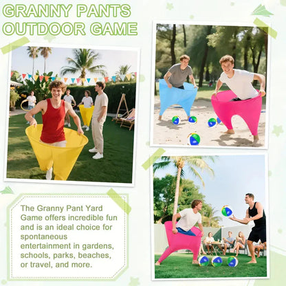 GrannyBouncePants™ Catch & Toss Game - Hilarious Screen-Free Fun for Kids and Grownups
